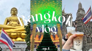 【タイvlog】🇹🇭バンコク旅行#4🛕三大寺院巡り・ワットパクナム・タイカフェ・ナイトマーケット・フォトジェニックスポット［Bangkok trip #4］