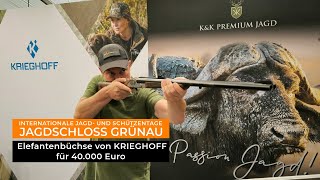 Internationale Jagd \u0026 Schützentage Grünau 2024: Krieghoff Doppelbüchse im Kaliber 500 Nitro Express