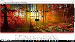 How To Create A Full Screen Landing Page Using HTML5 & CSS FLEXBOX
