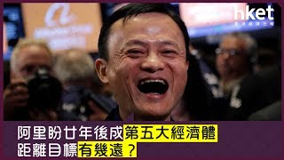 阿里盼廿年後成第五大經濟體 距離目標有幾遠？（2017年6月15日）