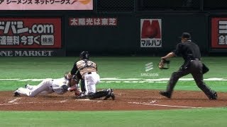 陽、中田だけじゃない！ライト・鵜久森の好返球！ 2013.04.25 H-F