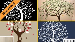 Wall Tree Art Design Ideas: Amazing Wall Painting Designs (Wall Decoration Ideas)