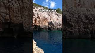 Cliff jumping in Croatia during our sabbatical #europetravel #cliffjumping #adventure #bucketlist