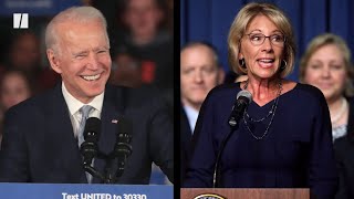 Joe Biden Goes After Betsy DeVos On School Reopening