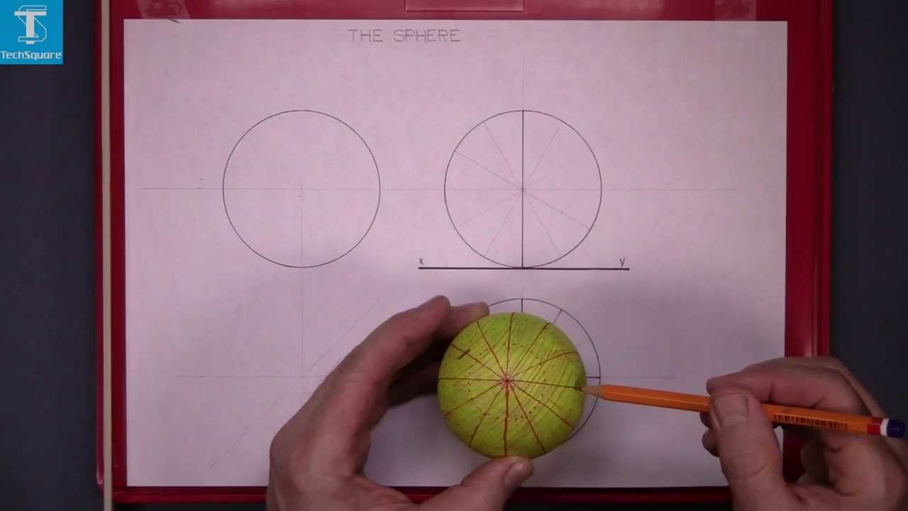 Orthographic Projection The Sphere Youtube
