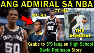 5'9" lang sa HIGH SCHOOL to 7'1" NBA Hall of Fame | The Admiral David Robinson Story! #nbastories