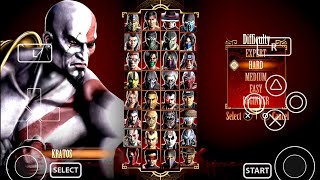 Mortal kombat 9 Vita3k Android Kratos Arcade ladder Hard difficulty