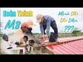 Huy Khánh Vlogs || Hoàn Thành Mái Tôn Đỏ Thứ 8 - Anh Trưởng Công An Nói Sao Về Mảnh Đất Đối Diện ???