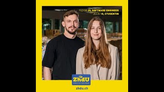 Fedor (25), Software Engineer und Julia (18), Studentin