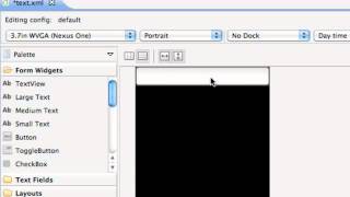 Android Application Development Tutorial 22 XML Introducting the EditText