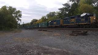 CSX B796 Local Train in Fairport NY 10/6/20