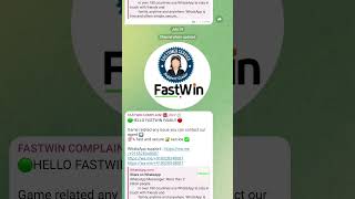 fastwin complaint -:Withdrawal issue/recharge issue/ I'd block /Refferal issue/ Account hold