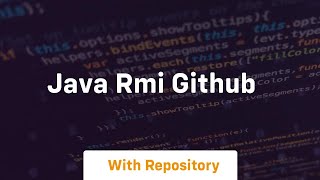 java rmi github