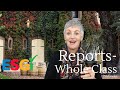 Reports - Whole Class (Zinfandel)