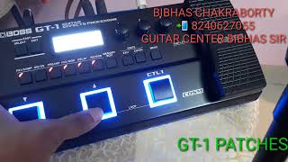 BOSS GT-1 PATCHES.(20 patches 2500rupees & single patch 200 rupees)