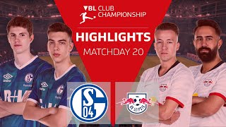 FC Schalke 04 - RB Leipzig | Highlights - 20. Spieltag | VBL Club Championship 2019/20