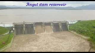 Angul Derjang Dam Water Gate Open