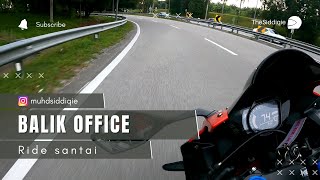 Balik dari office! with Honda CBR250RR