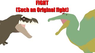 Tyrannosaurus Rex vs Spinosaurus Aegyptiacus || 2 Different Scenarios ||