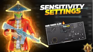 UPDATE 3.5🔥 BEST SENSITIVITY CODE \u0026 4 FINGER CLAW SETTINGS | PUBG MOBILE/BGMI