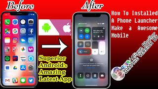 iOS 14 Theme With iOS Widgets for Android Vivo ,Realme and Oppo Devices