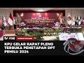 KPU Gelar Rapat DPT Pemilu 2024 | Kabar Petang tvOne