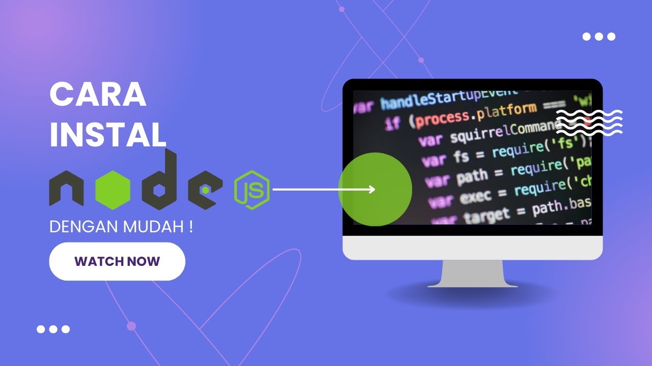 Tutorial Cara Install Node JS - YouTube
