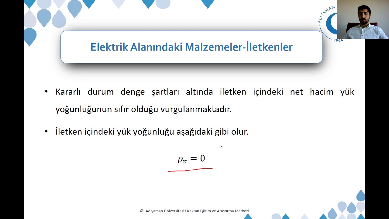 Elektromanyetik Alan Teorisi Dersleri Statik Elektrik Alanlar - Hafta12 ...