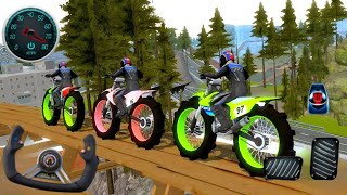 Juego De Motos - Impossible Dirt Bike Racing Tracks Simulator 3D #1 - Offroad Outlaws Gameplay [FHD]