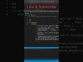 Table using while loop in Python #shorts #python #computerscience