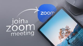 How to Join a Zoom Meeting for the First Time on iPad (tutorial)