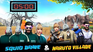 NARUTO X SQUID GAME 🎯 || SR OP Freefire Funny Video 📸 || @SRMINT482