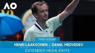Henri Laaksonen v Daniil Medvedev Extended Highlights (1R) | Australian Open 2022