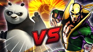 Po VS Iron Fist FIGHT ANIMATION! Kung-Fu Panda VS Marvel Superhero | DEATH BATTL