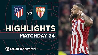 Resumen de Atlético de Madrid vs Sevilla FC (6-1)