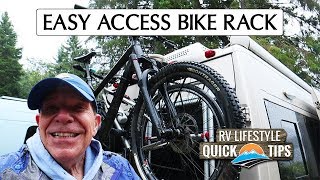 Easy Access/Stow Bike Rack | RV Quick Tips