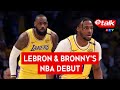 LeBron and Bronny James are first father and son duo to play together in the NBA | Sports