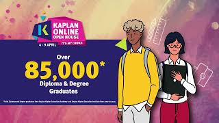 Kaplan Online Open House (4–9 April 2022)