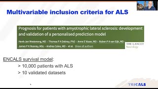 Improving the Design of ALS Clinical Trials - Dr van Eijk