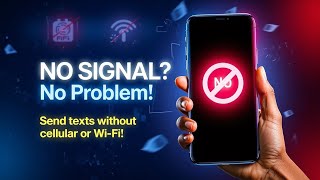 How to Send iPhone Text Messages Without Cellular or WiFi | Offline Messaging Guide (2025)