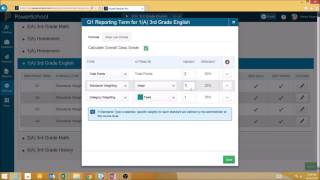 PowerTeacher Pro - How Do I Set Up Final Grade Calculations?