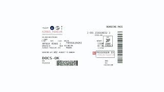 Airbus Modular - Boarding Pass