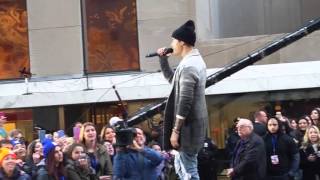 Justin Bieber - Sorry - Today Show NY 2015