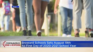 Broward Schools Set Aug. 19 As First Day Of 2020-2021 School Year