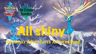 All shiny for Xerneas shiny hunt in dynamax adventures - Pokemon Sword \u0026 Shield