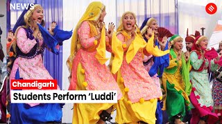 Students Perform ‘Luddi’ During PU Zonal Youth And Heritage Festival At DAV College In Chandigarh