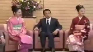 【べらんめぇ日記】麻生首相ぶらさがり取材 2009 04 15桜の女王