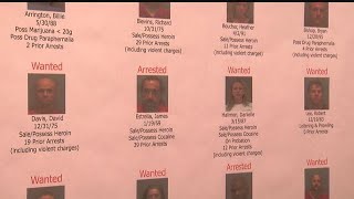 LCSO arrests 9 in drug bust operation