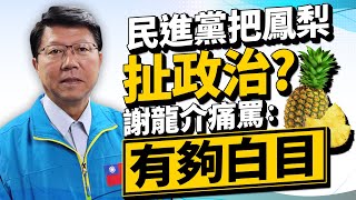 獨／民進黨把鳳梨扯政治？　謝龍介痛罵：有夠白目【政新鮮】