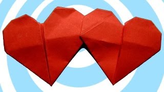 Origami Double Heart 💕 Instructions (Francis Ow)